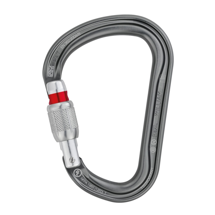 Karabinek Petzl WILLIAM Screw-Lock